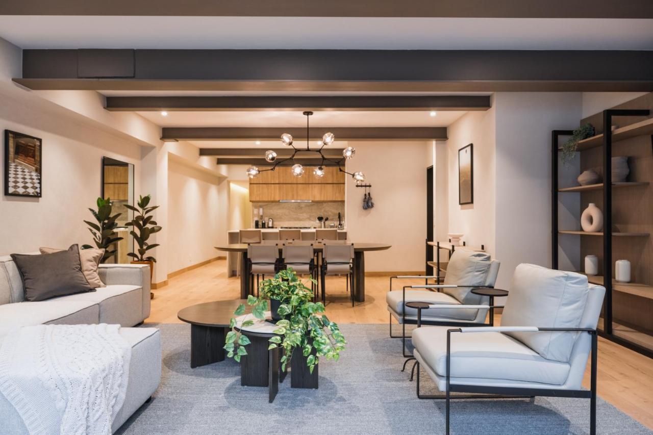 Pancha Flats Apartment เม็กซิโกซิตี้ ภายนอก รูปภาพ